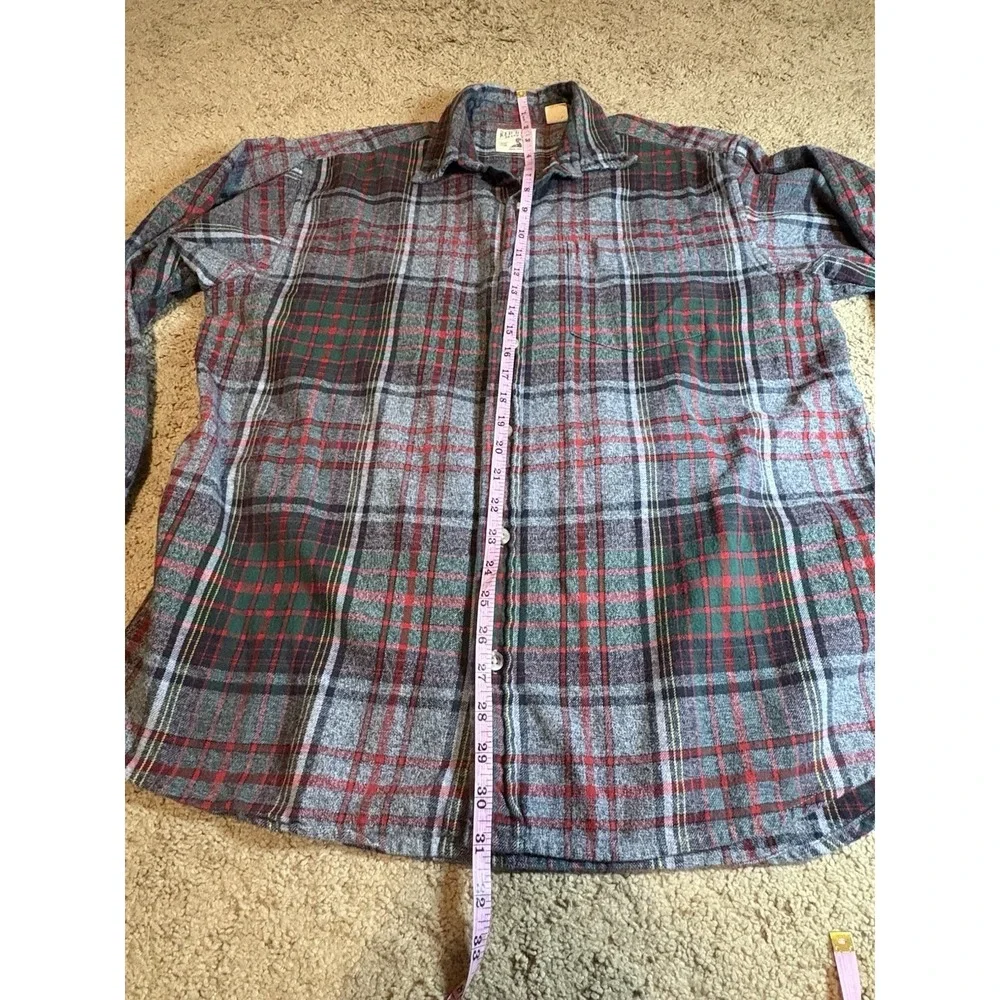 Redhead Shirts Men's Long Sleeve Button Down Flannel Large 100% Cotton